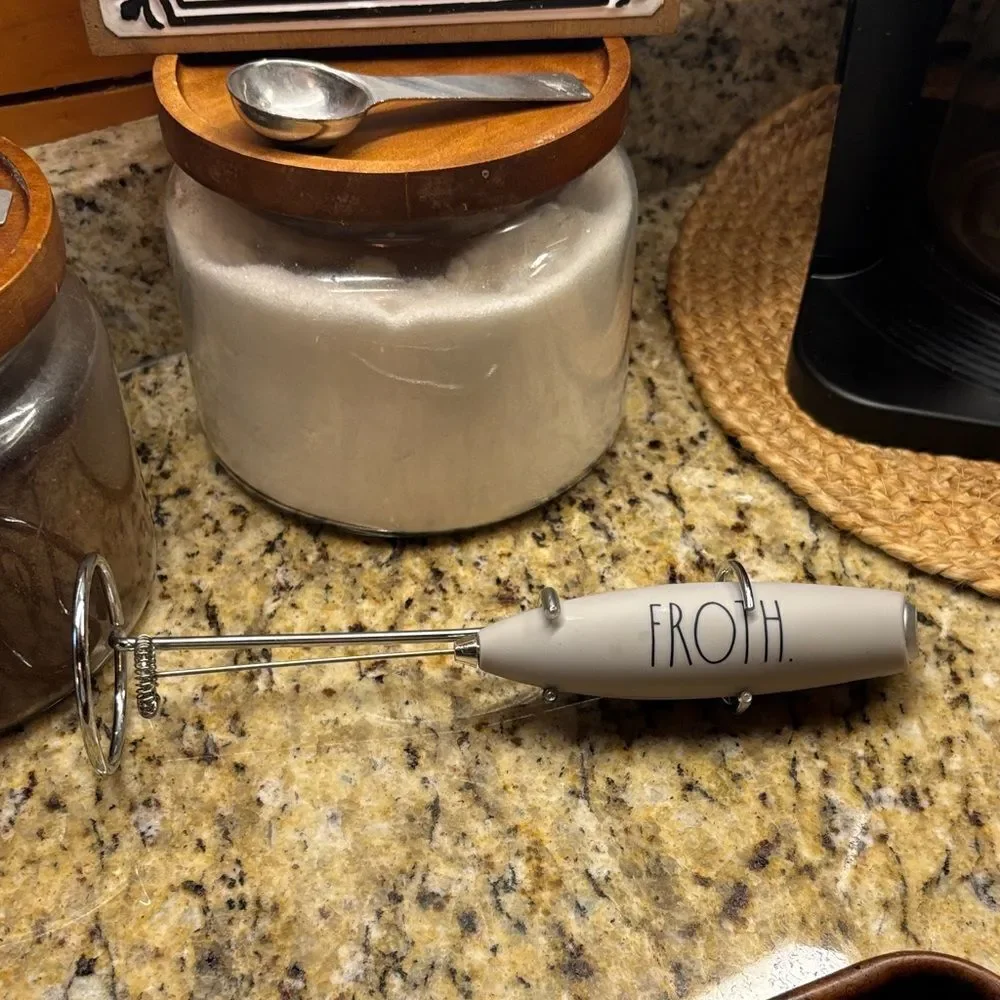 Rae Dunn Gray Handheld Milk Frother